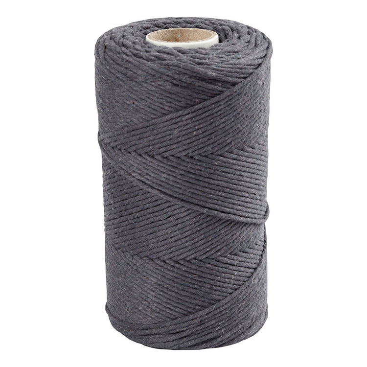 Creativ Company Macrame Cord Gray, 198m