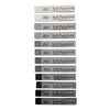 Creativ Company Galerie Soft Pastell Set Black White Harmonie, 12st.