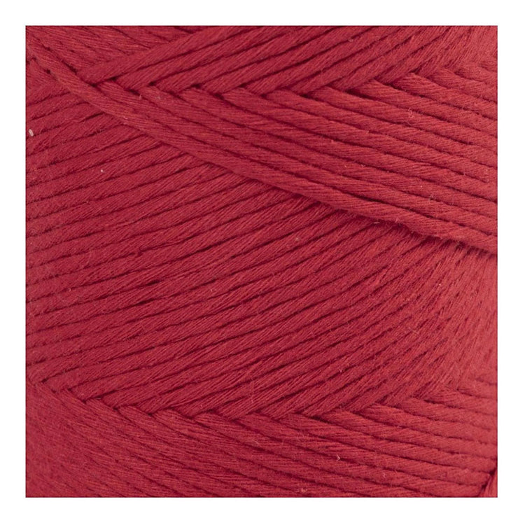 Creativ Company Macrame Cord Red, 198m