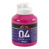 Creativ Company Acrylfarbe Glitzer für Kinder Pink, 500 ml