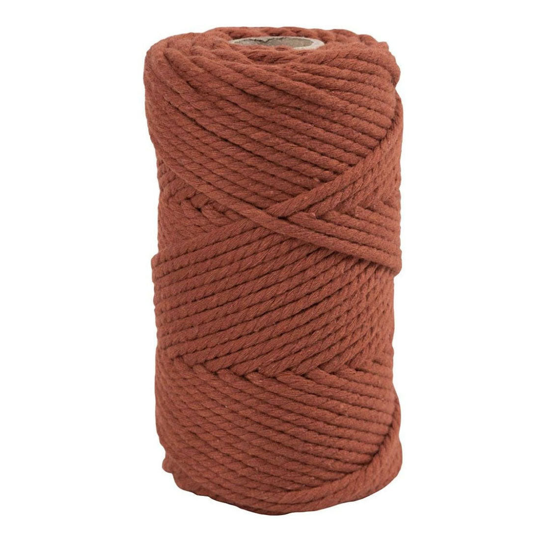 Kreativfirma Makramekabel Bunt Orange, 55m