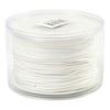 Kreativfirma Polyester Cordweiß 1 mm, 50 m