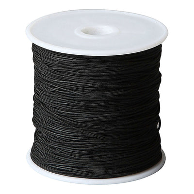 Kreativfirma Polyester Cord Black 1 mm, 50 m
