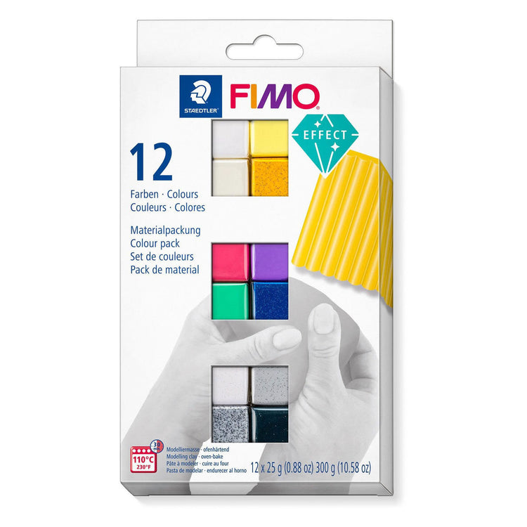 Kreativunternehmenseffekt Montage Tonfarben, 12x25gram