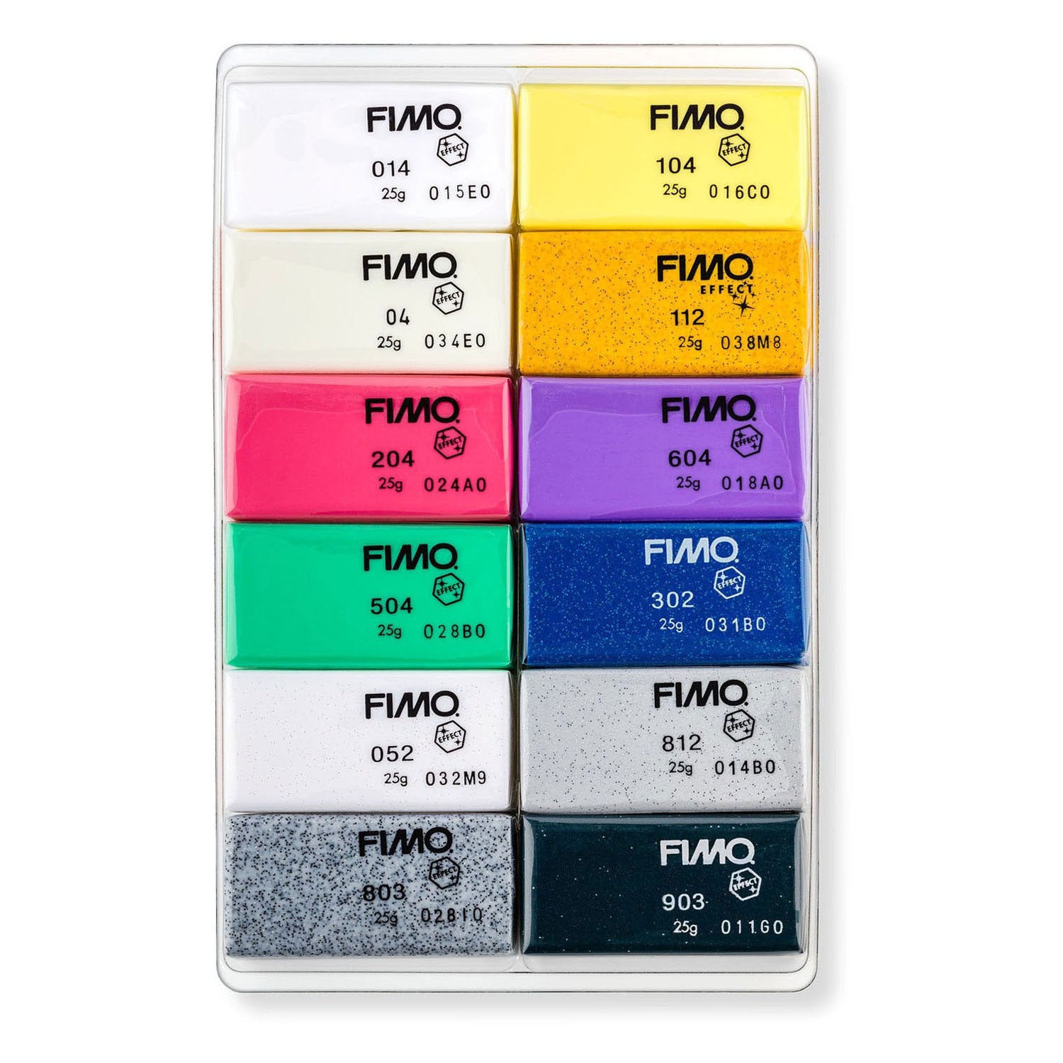 Kreativunternehmenseffekt Montage Tonfarben, 12x25gram