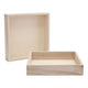 Creativ Company Holzrahmen mit Rand 16.2x16.2x3cm, 10st.