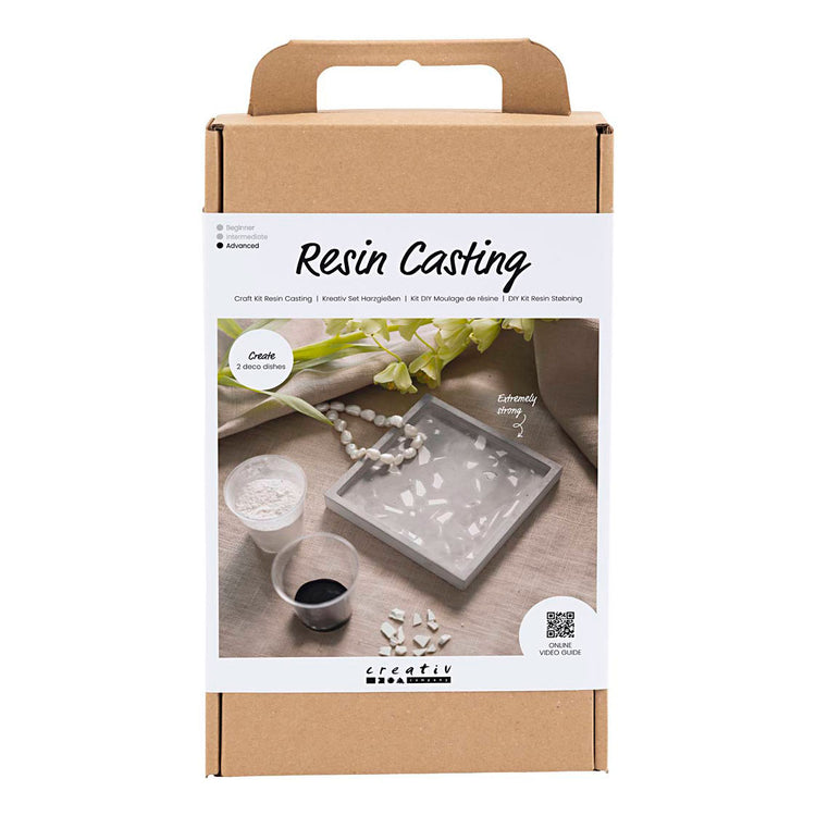 Kreativfirma Hobbyset Resin Gießenschale mit Terrazo