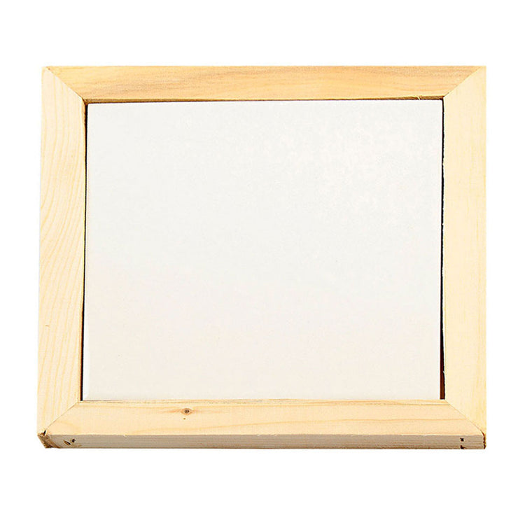 Creativ Company Coaster mit Holzrahmen 15x15 cm, 10st.