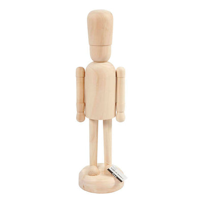 Kreativfirma Holzfigur zu Fuß, 45 cm