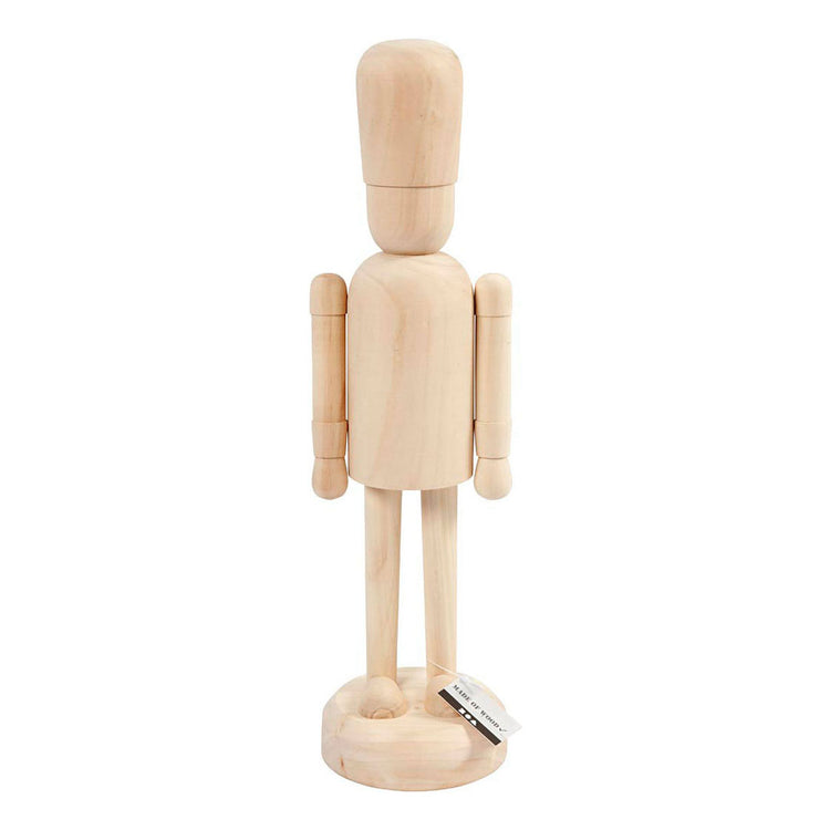 Kreativfirma Holzfigur zu Fuß, 45 cm
