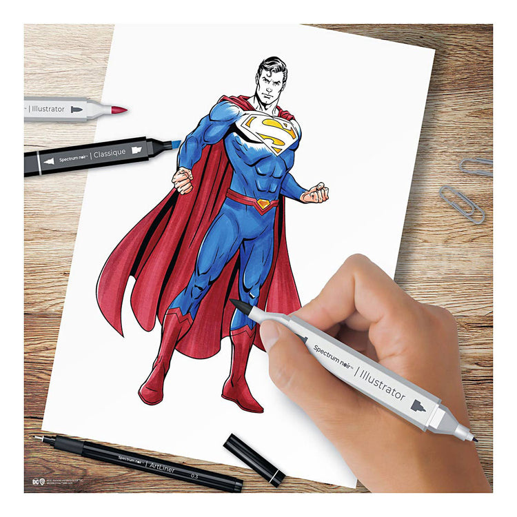 Creativ Company Hobbyset Illustration Comic Helden Superman Farbset
