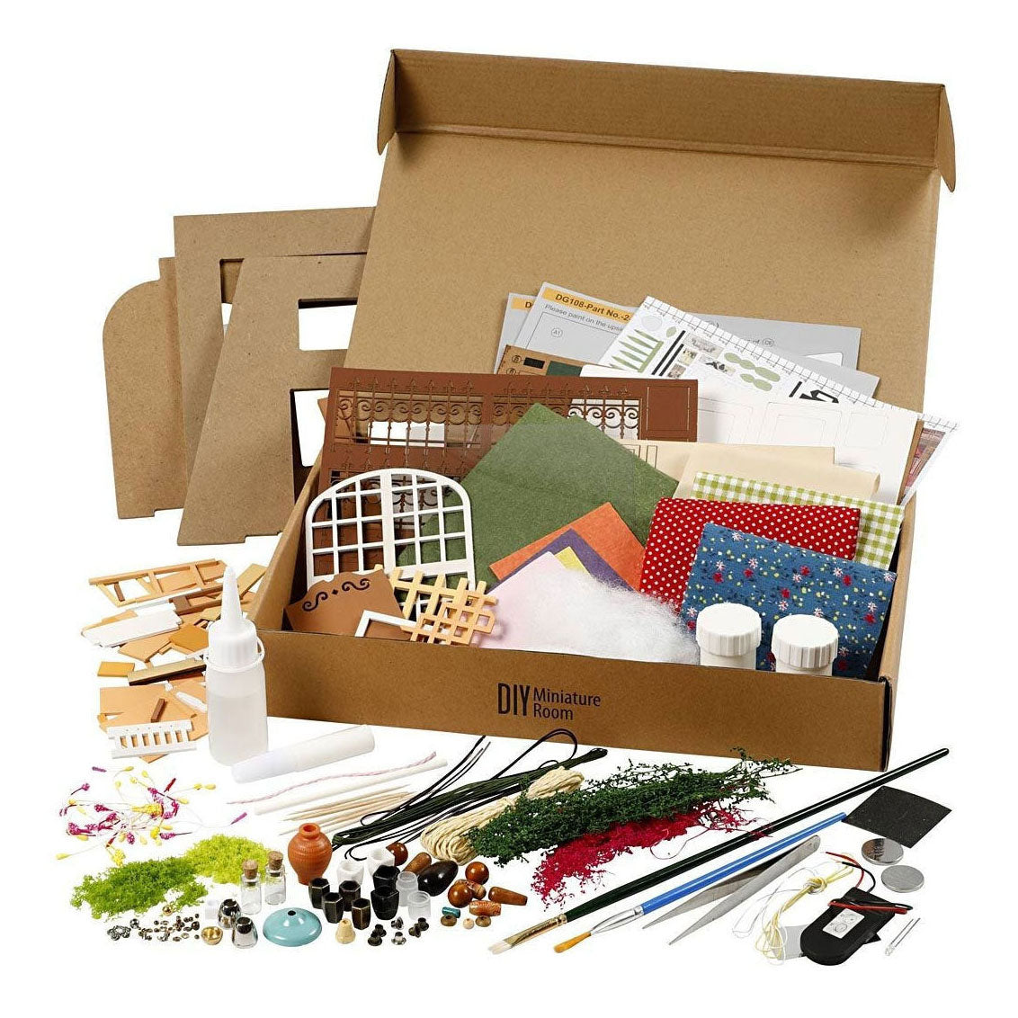 Kreativfirma DIY Miniaturraum Tuin Craft Set
