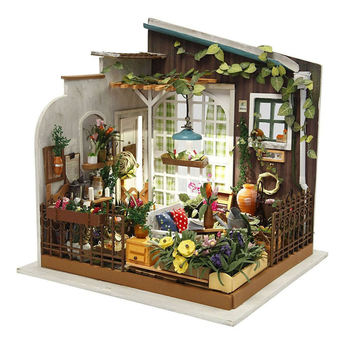 Kreativfirma DIY Miniaturraum Tuin Craft Set