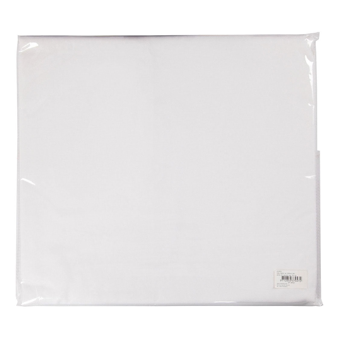 Kreativfirma Aida White 70 Quadrate pro 10 cm, 300x150 cm