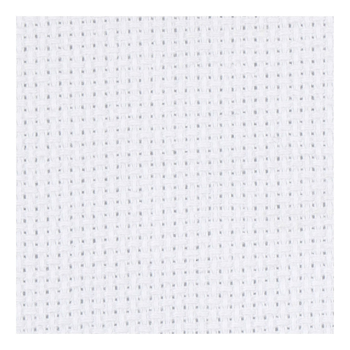 Kreativfirma Aida White 70 Quadrate pro 10 cm, 300x150 cm
