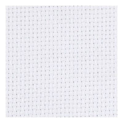 Kreativfirma Aida White 70 Quadrate pro 10 cm, 300x150 cm