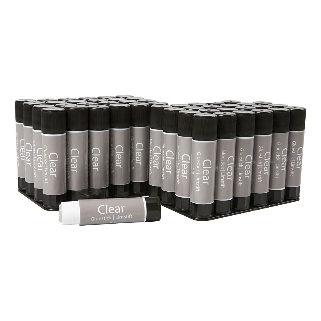 Creativ Company Transparent Leim Marker Runde, 48st.