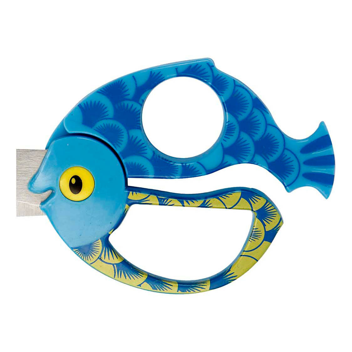 Fiskars Kinderschere mit Tiermotiv, Fisch, L: 13 cm, 1 Stück
