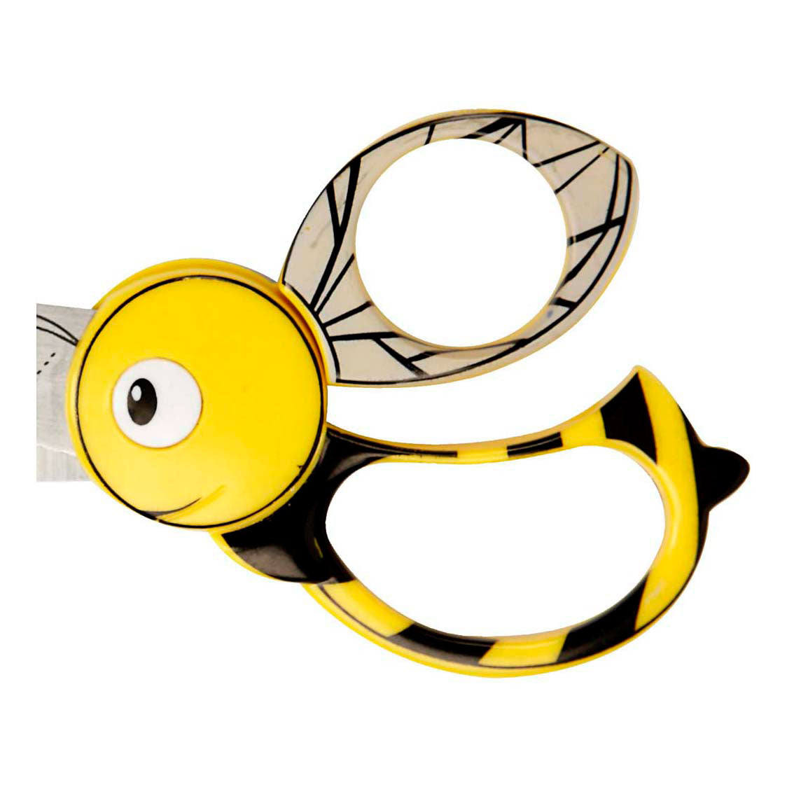 Fiskars Kinderschere mit Tiermotiv, Bij, L: 13 cm, 1 Stück
