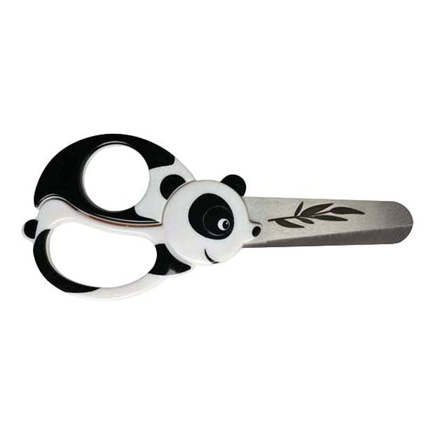 Fiskars Kinderschere mit Tiermotiv, Panda, L: 13 cm, 1 Stück