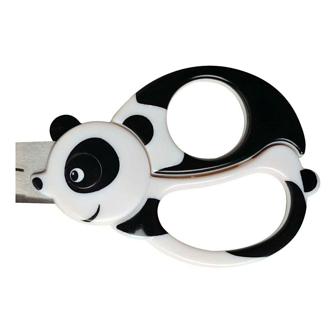 Fiskars Kinderschere mit Tiermotiv, Panda, L: 13 cm, 1 Stück