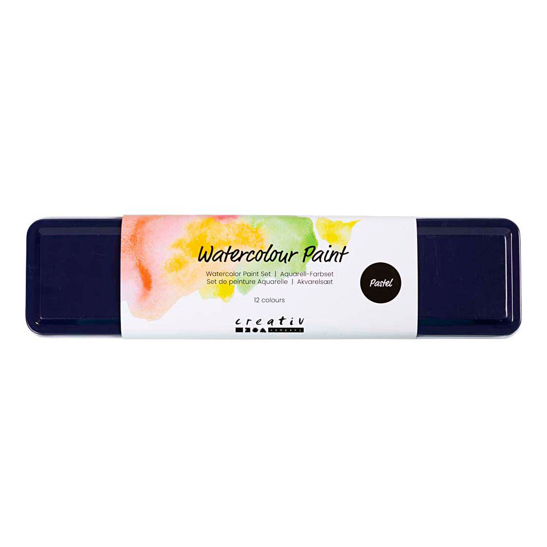 Colortime Aquarell-Set, Pastellfarben, 12 Farben 1 Box