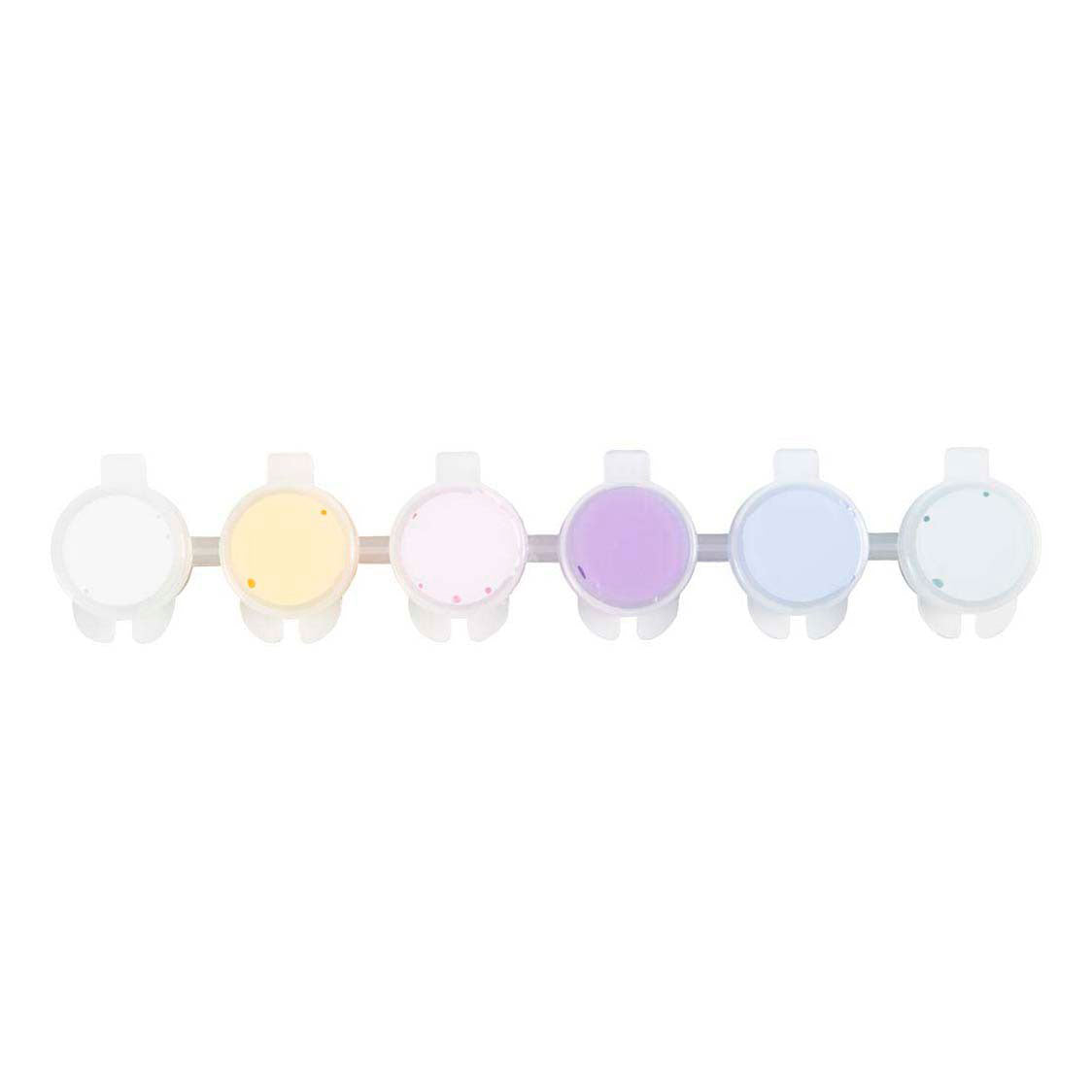 Creativ Company Plus Color Acrylfarbe, Pastellfarben, 6x5 ml 1 Dose