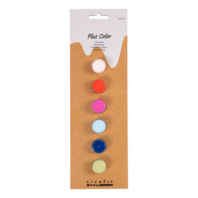 Creativ Company Plus Color Acrylfarbe, kräftige Farben, 6x5 ml 1 Dose