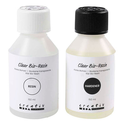 Creativ Company transparentes Bioharz, klar, 2x150 ml 1 Box