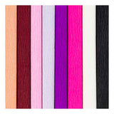 Creativ Company Krepppapier, Blatt 25 x 60 cm, Kreppverhältnis: 180 %, 105 g, Lila-Rosa-Harmonie, 8 Blatt 1 Karton - afbeelding 3