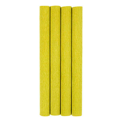Creativ Company Krepppapier, Blatt 25x60 cm, Kreppverhältnis: 180 %, 105 g, hellgrün, 4 Blatt 1 Karton