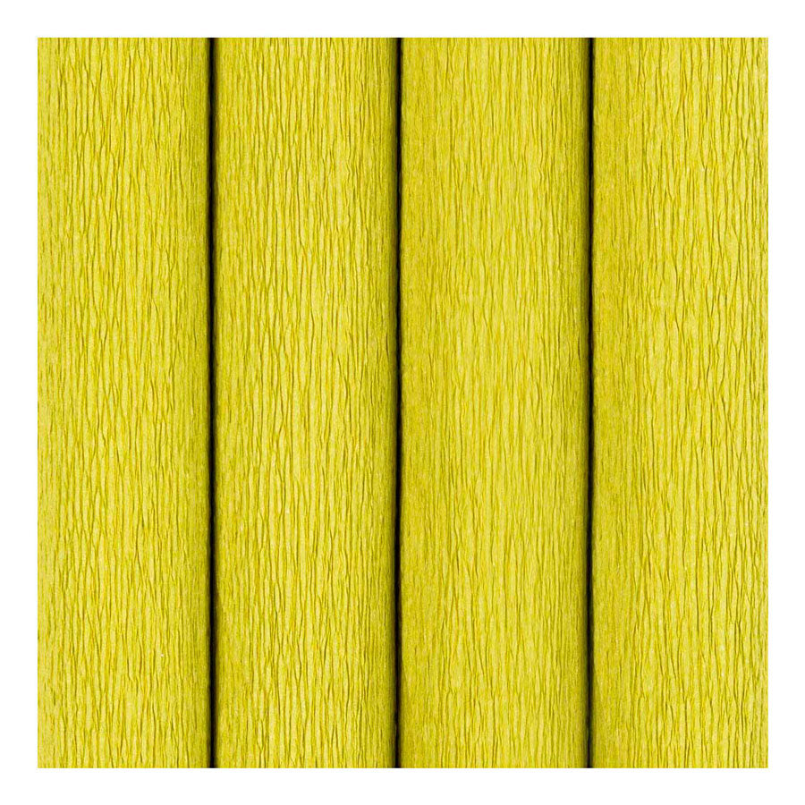 Creativ Company Krepppapier, Blatt 25x60 cm, Kreppverhältnis: 180 %, 105 g, hellgrün, 4 Blatt 1 Karton