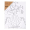 Creativ Company Malleinwand mit Druck, Blumenstrauß in Vase, D: 1,6 cm, Größe 24x30 cm, 360 g, 1 Stück