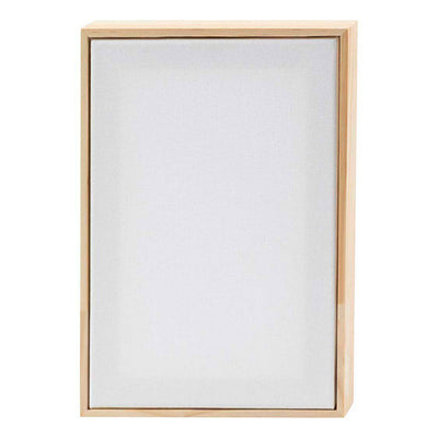 Creativ Company Keilrahmen mit Rahmen, Größe 15,8x23,8 cm, 280 g, weiß, 1 Stück
