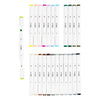 Creativ Company Zeichenstift, Strichstärke 1+8 mm, Pastellfarben, Standardfarben, 24 Stück 1 Box