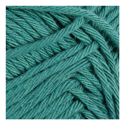 Creativ Company Baumwollgarn, Größe 8 8, L: 80-85 m, Petrol, 50 gr 1 Knäuel