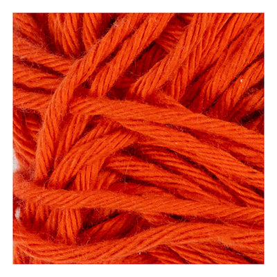 Creativ Company Baumwollgarn, Größe 8 8, L: 80-85 m, rot, 50 g 1 Knäuel
