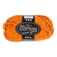 Creativ Company Baumwollgarn, Größe 8 8, L: 80-85 m, orange, 50 g 1 Knäuel