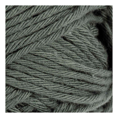 Creativ Company Baumwollgarn, Größe 8 8, L: 80-85 m, grau, 50 g 1 Knäuel