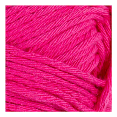 Creativ Company Baumwollgarn, Größe 8 8, L: 80-85 m, rosa, 50 g 1 Knäuel