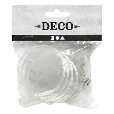 Creativ Company Knöpfe, rund, D 5,5 cm, 5 Stück, 1 Box