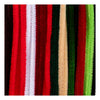 Creativ Company Chenille, L: 30 cm, Stärke 6 mm, Weihnachtsfarbe, 25 div. 1 Box