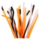 Creativ Company Chenille, L: 30 cm, Stärke 6 mm, Halloween-Farben, 25 div. 1 Box