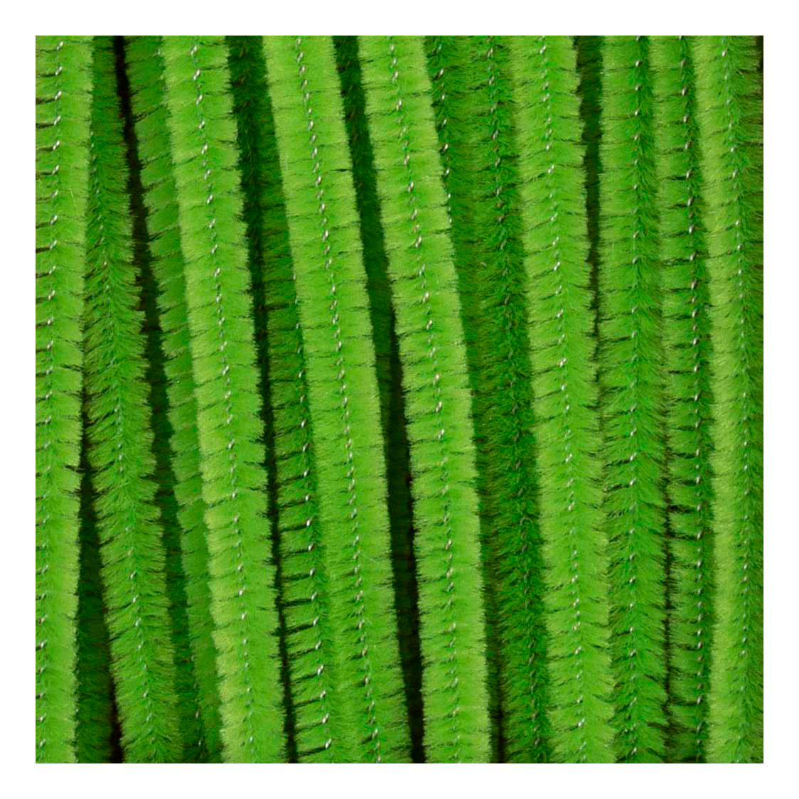 Creativ Company Chenille, L: 30 cm, Stärke 6 mm, lindgrün, 50 Stück 1 Box
