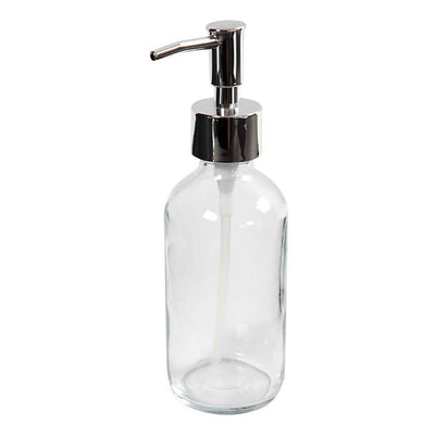 Creativ Company Seifenpumpe, H: 19,3 cm, T 6,3 cm, 230 ml, klar, 1 Stück
