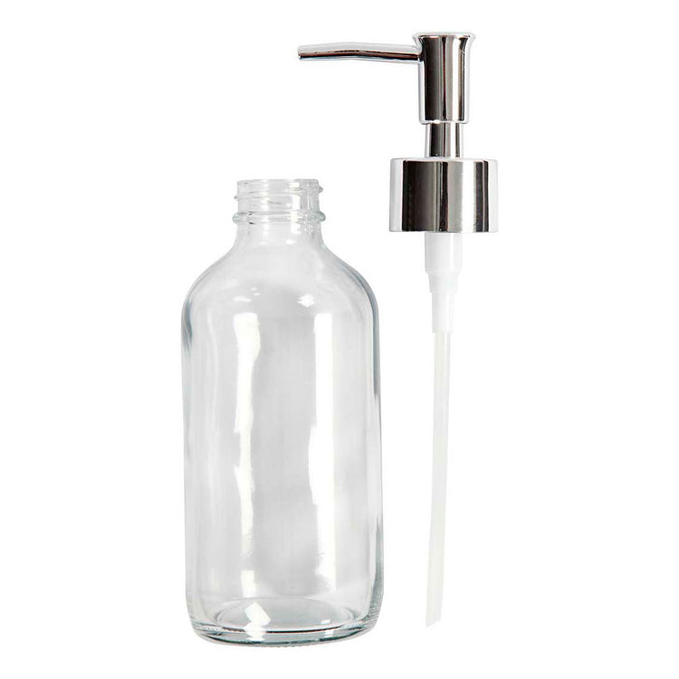 Creativ Company Seifenpumpe, H: 19,3 cm, T 6,3 cm, 230 ml, klar, 1 Stück