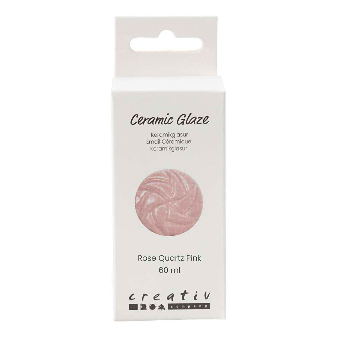 Creativ Company Keramikglasur 984-1101 c deckend rosa – 60 ml