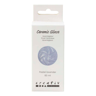 Creativ Company Keramikglasur, 984-1101 °C, deckend, Pastell-Lavendel, 60 ml 1 Flasche
