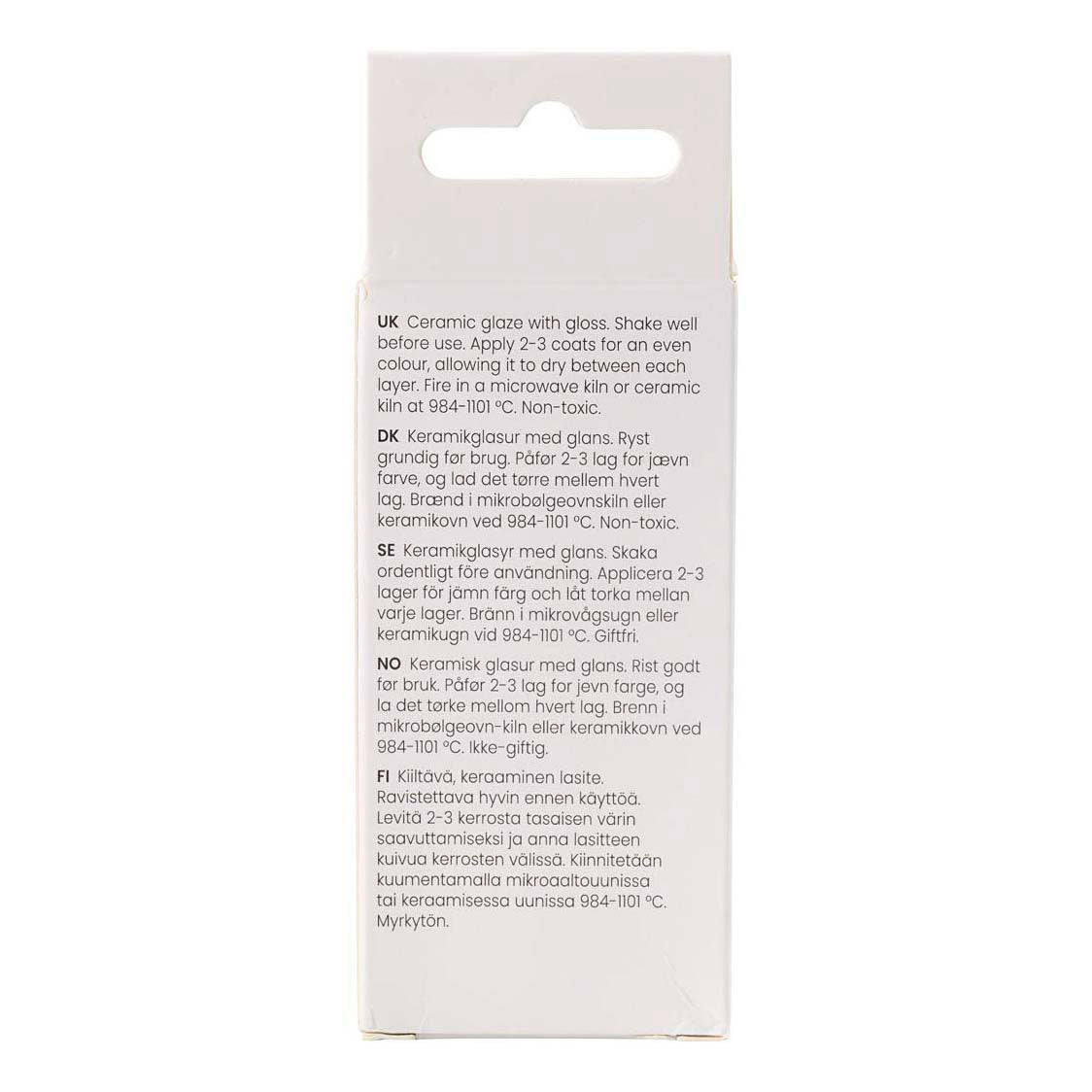 Creativ Company Keramikglasur 984-1101 c deckendes Apricot – 60 ml