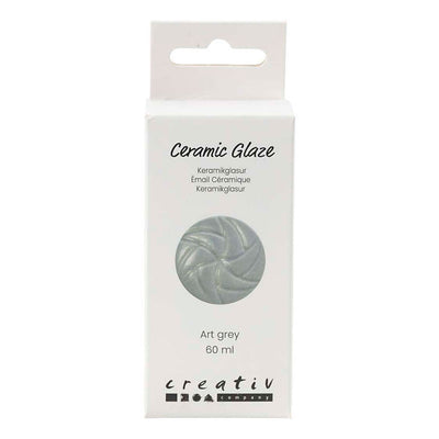 Creativ Company Keramikglasur, 984-1101 °C, deckend, Art Grey, 60 ml 1 Flasche